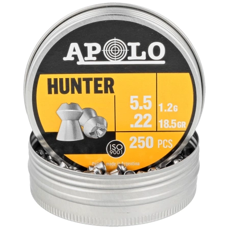 Śrut Apolo Hunter 5.52 mm, 250 szt. 1.20g/18.5gr (19971-2)