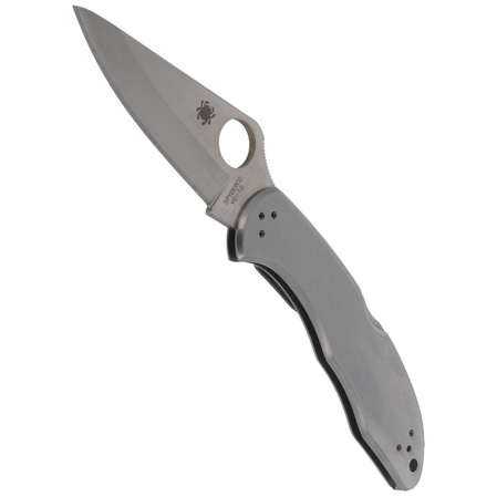 Nóż składany Spyderco Delica 4 Stainless Plain (C11P)