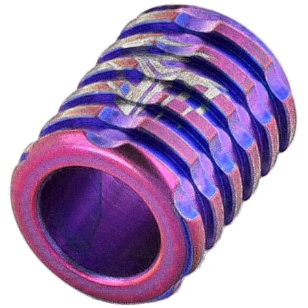 Tytanowy koralik WeKnife Ti Paracord Bead, Purple (A-02B)