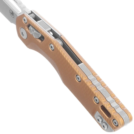 Microtech MSI S/E Ram-Lok Tan Fluted Aluminum, Apocalyptic M390MK by Tony Marfione (210-10APFLTA)