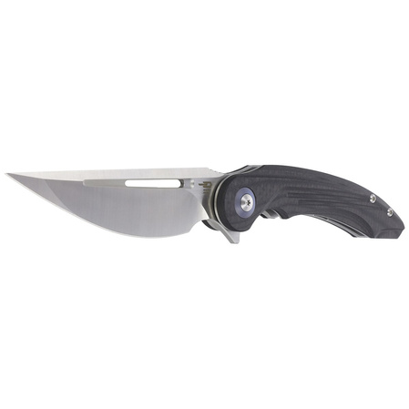 Bestech Knife Irida Carbon Fiber / Black G10, Satin 14C28N by Kombou (BG25D)