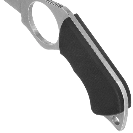 Spyderco Swick 5 Large Knife Black G10, Satin LC200N by Sal Glesser (FB145P)