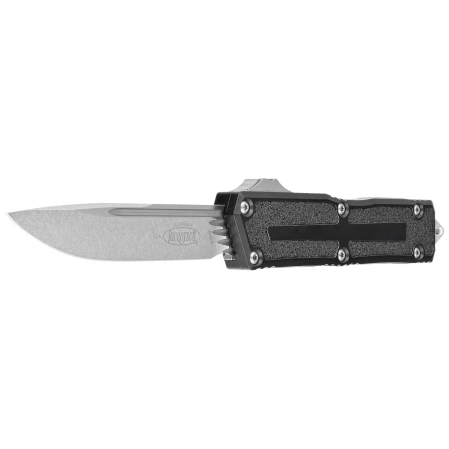 Microtech Scarab II Gen III S/E OTF Knife Black Aluminum, Stonewashed M390MK by Tony Marfione (1278-10)