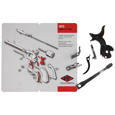 Zestaw naprawczy rewolwer Pietta 1873 Colt Peacemaker SA (AC090)