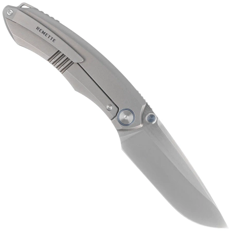 Remette Wild Species Knife Gray Titanium, Hand Grinding M390 (WD108-G)