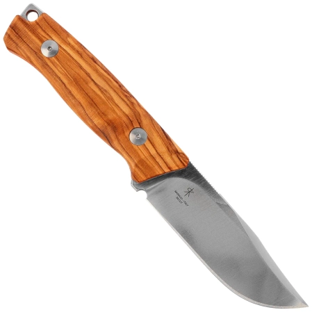 Nóż Fox Rifle Receiver Olive Wood, Satin Becut by Riccardo Gobbato (FX-662 OL)