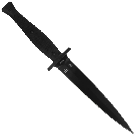 Spartan Blades George Raider Dagger Knife Black G10, Black SK5 by Les George (SBBL3BK)