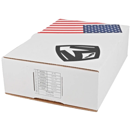 Nóż składany Medford M-48 Green Aluminium, Bronze HW/Clip, Tumbled S35VN by Greg Medford (MK2124TQ-40TM-T1C1-Q4)