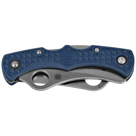 Nóż składany Spyderco Dyad Jr. Lighweight Sprint Run Cobalt Blue FRN, Satin CPM SPY27 by Sal Glesser (C39PSCBL)