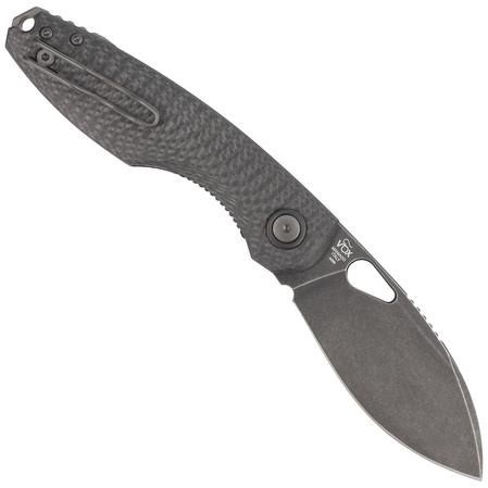 FOX Chilin Black Carbon Fiber, Black Stonewashed PVD M398 by Jesper Voxnæs (FX-530 CFDSW)