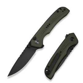 Nóż składany Civivi Tarask OD Green G10, Black Stonewashed Nitro-V (C25023C-2)