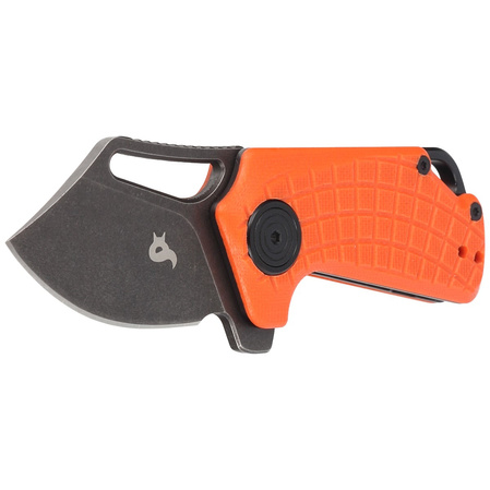 BlackFox Puck Orange G10, Black Stone Washed D2 by Grigorii Matveev knife (BF-761 OR)