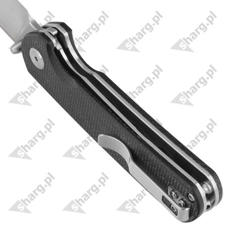 Nóż składany Bestech Sledgehammer Black Micarta, Satin / Stonewashed D2 (BG31C)