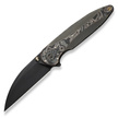WE Knife Zenthra Bronze Titanium/Copper Foil Carbon, Black Stonewashed M390 (WE24021C-3)