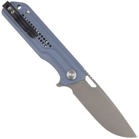 Bestech Circuit Gray G10, Gray Titanized K110 knife (BG35B-2)