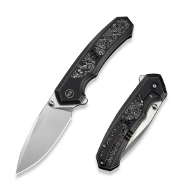 Nóż składany WeKnife Corwyn Bronze-Black Titanium/Aluminium Foil Carbon Fiber, Satin M390 (WE24088-3)