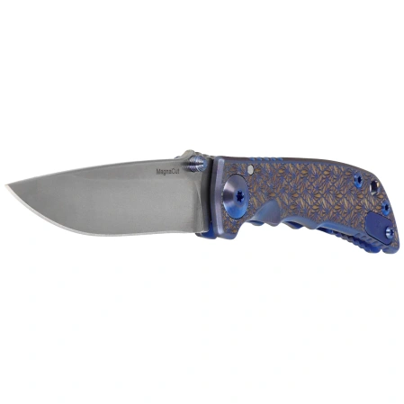 Spartan Blades Harsey 3.25 Folder Regal Titanium, Stonewashed MagnaCut by William W. Harsey (SF10 Custom Regal)
