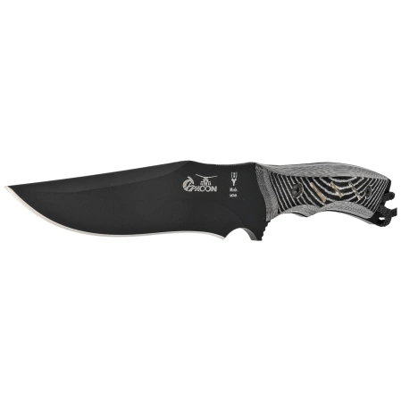 Muela Typhoon-15N Black Micarta, Black X50CrMoV15 knife