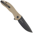 Nóż składany Civivi Synergy3 Tan G10, Black Stonewashed Nitro-V by Jim O'Young (C20075D-2)
