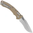Microtech Amphibian Ram-Lok S/E Knife Fluted Tan G-10, Stonewashed P/S M390MK by Tony Marfione (137RL-11FLGTTA)