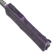 Nóż automatyczny OTF Heretic Colossus SE Breakthrough Purple Aluminum, Two Tone Black Battleworn MagnaCut by Tony Marfione Jr.