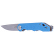 Kubey Knife Mizo, Blue G10, Satin 14C28N by Tiguass (KU2101B)