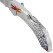 Nóż składany Spyderco Dragonfly Tattoo Stainless, Satin Plain VG-10  by Sal Glesser (C28PT)