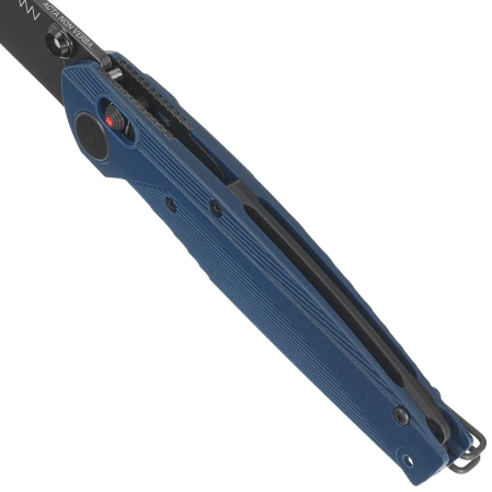 ANV A100 BB Knife Blue GRN, Black DLC Sleipner (ANVA100-020)