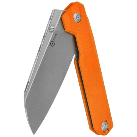 Civivi Hid Knife Orange G10, Satin 14C28N by Ostap Hel (C23008-4)