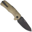 LionSteel TM1B Brown Micarta, Black Sleipner by Molletta knife (TM1B CVG)