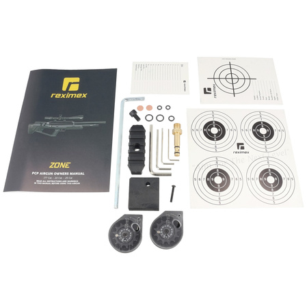 Reximex Zone 4.5mm PCP Air Rifle with Regulator and Sound Moderator