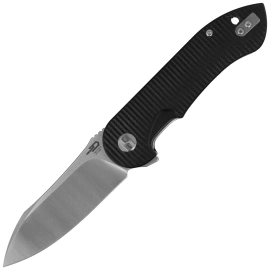 Nóż składany Bestech Torpedo Black G10, Stonewashed / Satin D2 (BG17A-1)