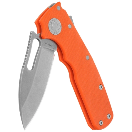 Nóż składany Demko Shark Cub Slicer Shark Orange G10, Stonewashed CPM 20CV by Andrew Demko (SC-20CV-ORG10-SS)
