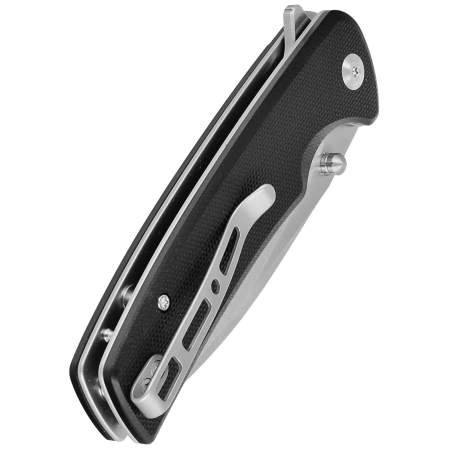 Sencut Sachse Black G10, Satin 9Cr18MoV knife (S21007-5)