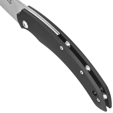 Nóż składany Fox Slim Dragontac ''Piemontes'' Black FRN, Satin N690Co by Bastinelli (FX-518)