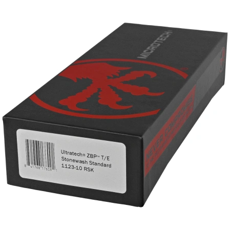 Microtech Ultratech Gen III ZBP T/E RSK OTF Knife Black Aluminum, Stonewashed M390MK by Tony Marfione (1123-10RSK)