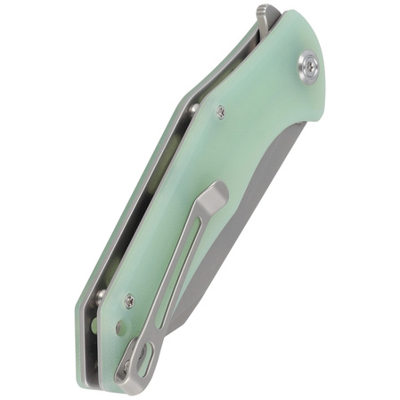 Nóż składany Kubey Flash Jade G10, Bead Blasted AUS-10 (KU158I)