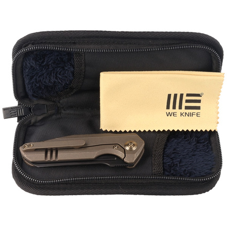 WE Knife StarHawk Bronze Titanium, Black Stonewashed CPM 20CV (WE21017-2)