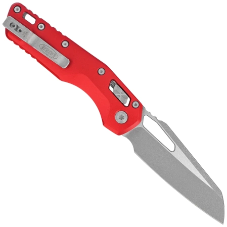 Microtech MSI S/E Knife Red Aluminum, Apocalyptic M390MK by Tony Marfione (210-10APRD)