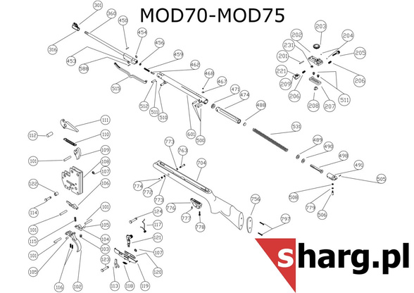 Element of the fuse airgun Hatsan MOD 33 - Torpedo 155 (113)