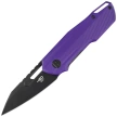 Nóż składany Bestech Toddler Purple G10, Black PVD 14C28N by Maciej Torbé (BG64D)