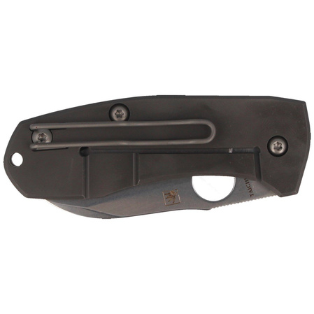 Nóż składany Spyderco Techno 2 Gray Titanium, Stonewashed CTS XHP by Marcin Slysz (C158TIP2)