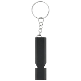 Barbaric Whistle Key-ring Black Aluminum (16215-BK)