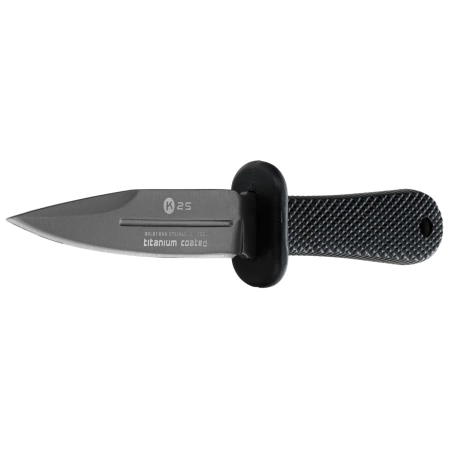 K25 Botero Neck Knife Black ABS, Titanium 7Cr17MoV (31898)