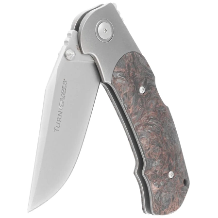 Nóż składany Viper Turn LE 110/300 Titanium/Dark Matter Copper Fat Carbon, Bead Blasted M390 by Fabrizio Silvestrelli (V5986FCC)