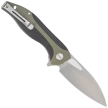 Nóż składany Bestech Komodo Black/Green G10, Stonewashed/Satin D2 (BG26A)