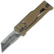 Reate EXO-U V2 Gravity Knife Diamond Pattern Bronze Aluminum, Stainless Steel