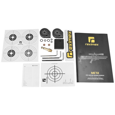 Reximex Meta 6.35mm PCP Air Rifle with Regulator and Sound Moderator