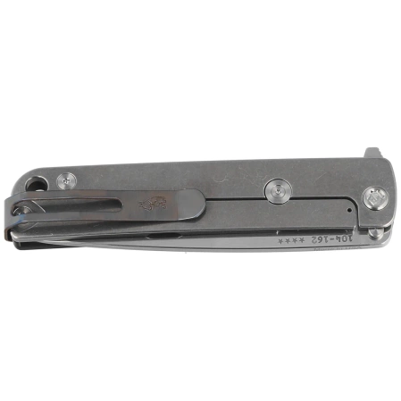 Nóż składany Medford M-48 Black PVD Aluminium, Std HW/Clip, Tumbled S35VN by Greg Medford (MK212STQ-42TM-TSCS-Q4)