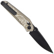 Bestech Mothus Light Bronze Titanium, Black PVD M390 by Kombou Knife (BT2206C)